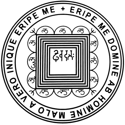 Choque de retorno - gráfico radiestésico de cartolina plastificada