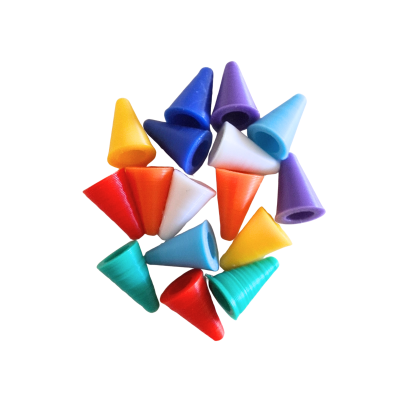 Kit mini cones marcadores - 8 cores