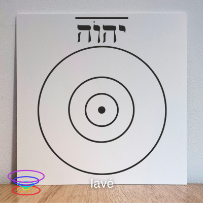 Iavé - Gráfico radiestésico de PEAD 21x21cm