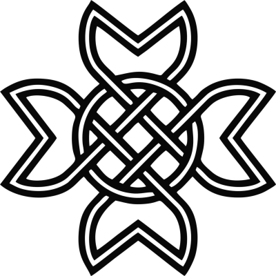 Cruz de São Mauro - gráfico radiestésico de cartolina plastificada