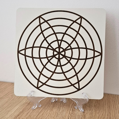 Suporte para gráfico em acrílico