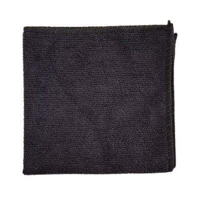 Toalha de microfibra preta