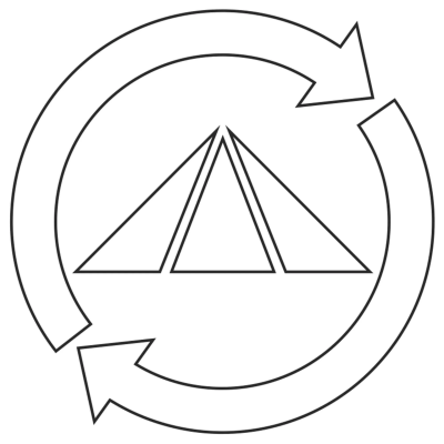 Prosperador - gráfico radiestésico de cartolina plastificada