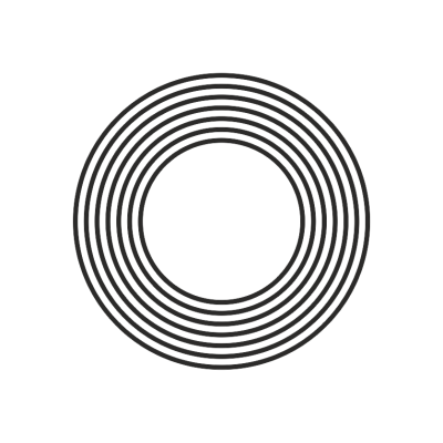 Sete círculos - gráfico radiestésico de cartolina plastificada