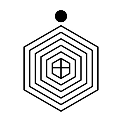 Escudo Protetor - gráfico radiestésico de cartolina plastificada