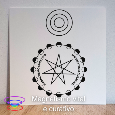 Magnetismo vital e curativo -  Gráfico radiestésico de PEAD 21x21cm