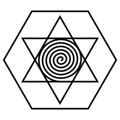 Desembaraçador físico - gráfico radiestésico de cartolina plastificada