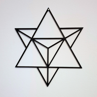 Gráfico mandala Merkabah para ambiente