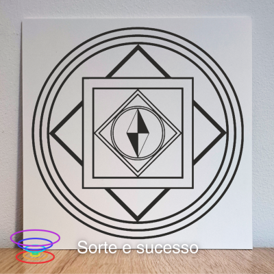 Sorte e sucesso - 5mm - Gráfico radiestésico de PEAD