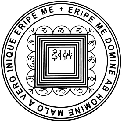 Choque de retorno - gráfico radiestésico de cartolina plastificada