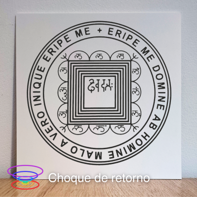 Choque de retorno - Pantáculo de PEAD 21x21cm