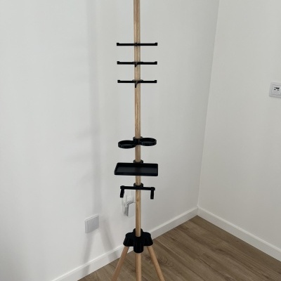 Suporte Vertical para Acessórios de Ciclismo