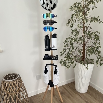Suporte Vertical para Acessórios de Ciclismo