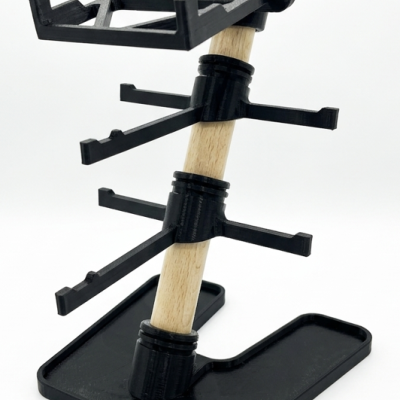 Organizador de Prateleira para Acessórios de Ciclismo