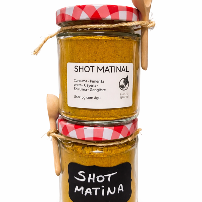 Shot Matinal Pote de Vidro