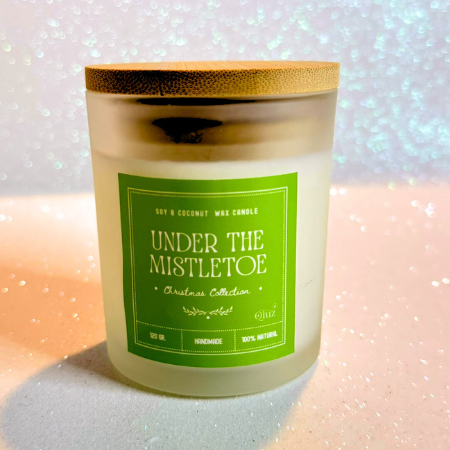 Vela em Vidro com Tampa de Madeira Vela em Vidro com Tampa de Madeira