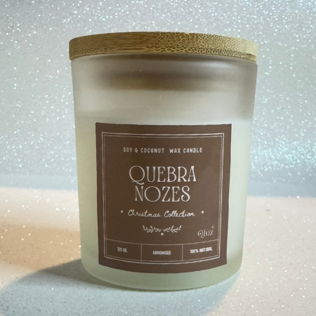 Vela em Vidro com Tampa de Madeira Vela em Vidro com Tampa de Madeira