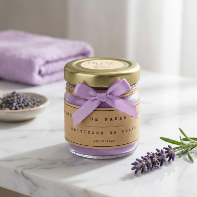 Mini Velas Aromáticas Personalizadas Lavanda
