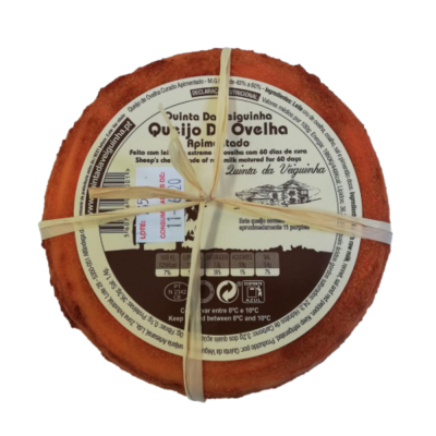 Queijo de Ovelha Curado - Quinta da Veiginha (650 a 680g)