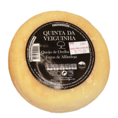Queijo de Ovelha Terras de Alfândega - Quinta da Veiguinha (700 a 720g)
