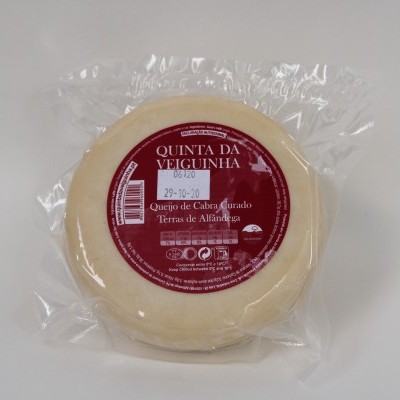 Queijo de Cabra Curado Terras de Alfândega - Quinta da Veiguinha (700 a 720g)