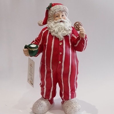 Pai Natal  em pijama.