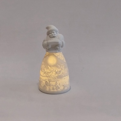 Pai Natal com luz led - tealight.