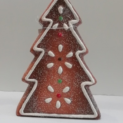 Árvore de Natal em cerâmica.