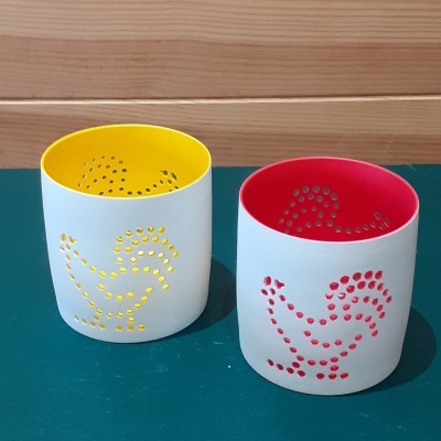 Conjunto 2 suportes para velas