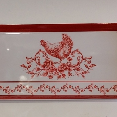 Tabuleiro  galinha encarnada.