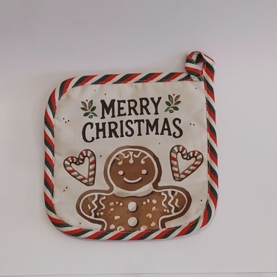 Pega de cozinha Merry Christmas.