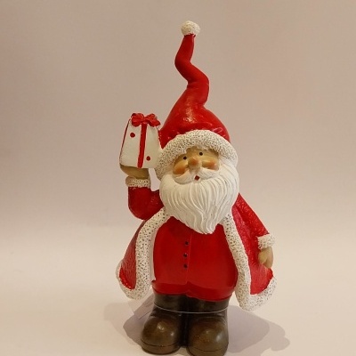 Pai Natal  em poliresina.