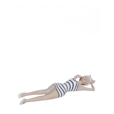 Figura de banhista em poliresina.