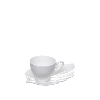 Conjunto de 6 chávenas de chá em porcelana.