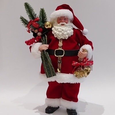 Pai Natal com saco dos presentes.