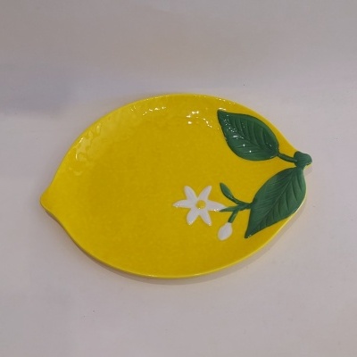 Prato pequeno limão.