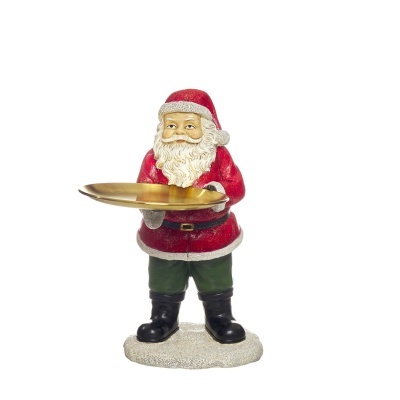 Pai Natal com bandeja.