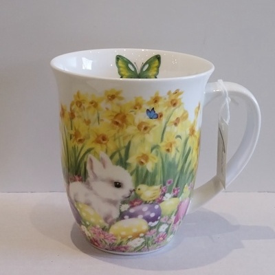 Caneca com motivos de Páscoa.