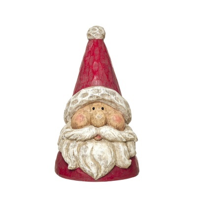 Busto do Pai Natal em poliresina.