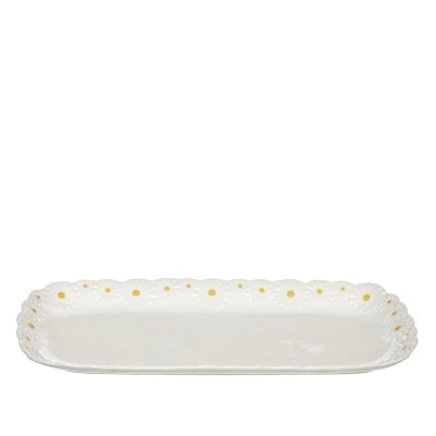 Torteira em porcelana - margaridas.