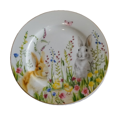 Prato com 19 cm diâmetro colecção Happy Easter.