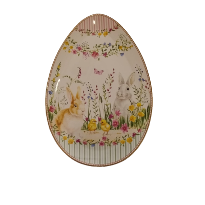 Prato oval colecção Happy Easter.