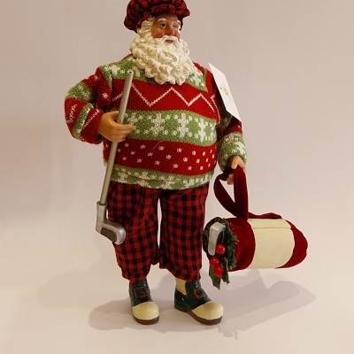 Pai Natal golfista