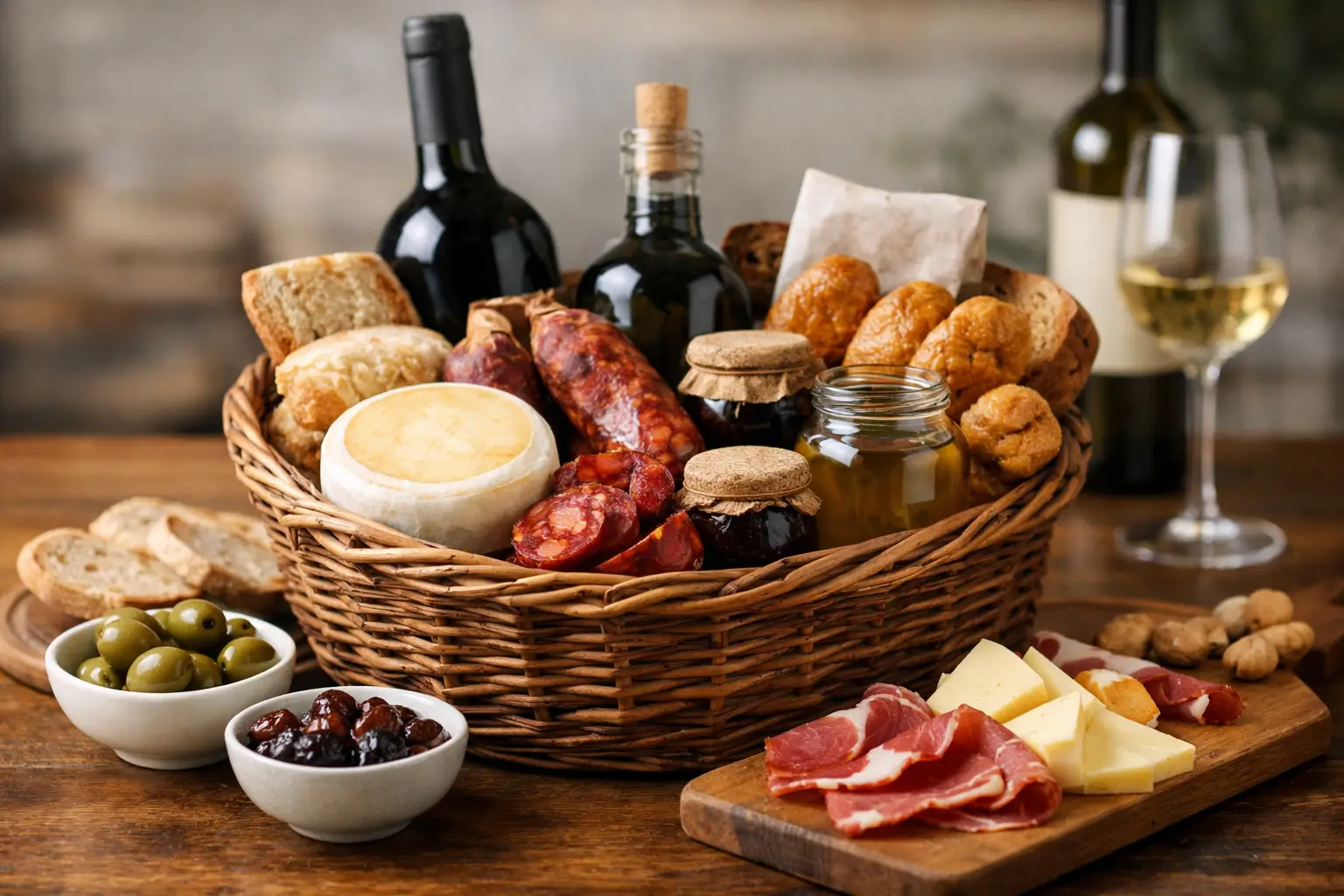 Como compor o seu cabaz gourmet