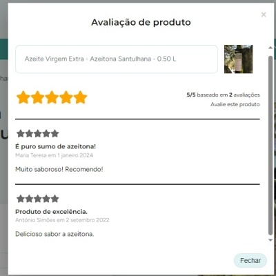 Azeite Virgem Extra - Azeitona Santulhana - 0.50 L