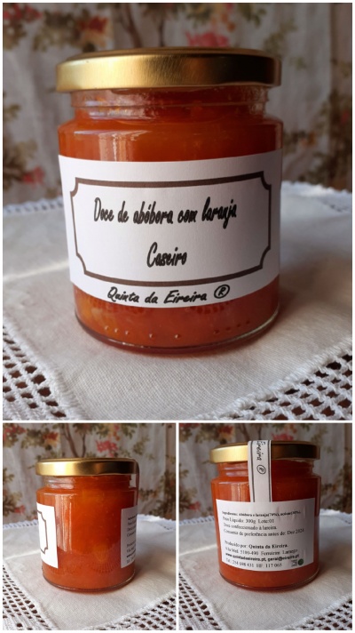 Doce de Abóbora com Laranja