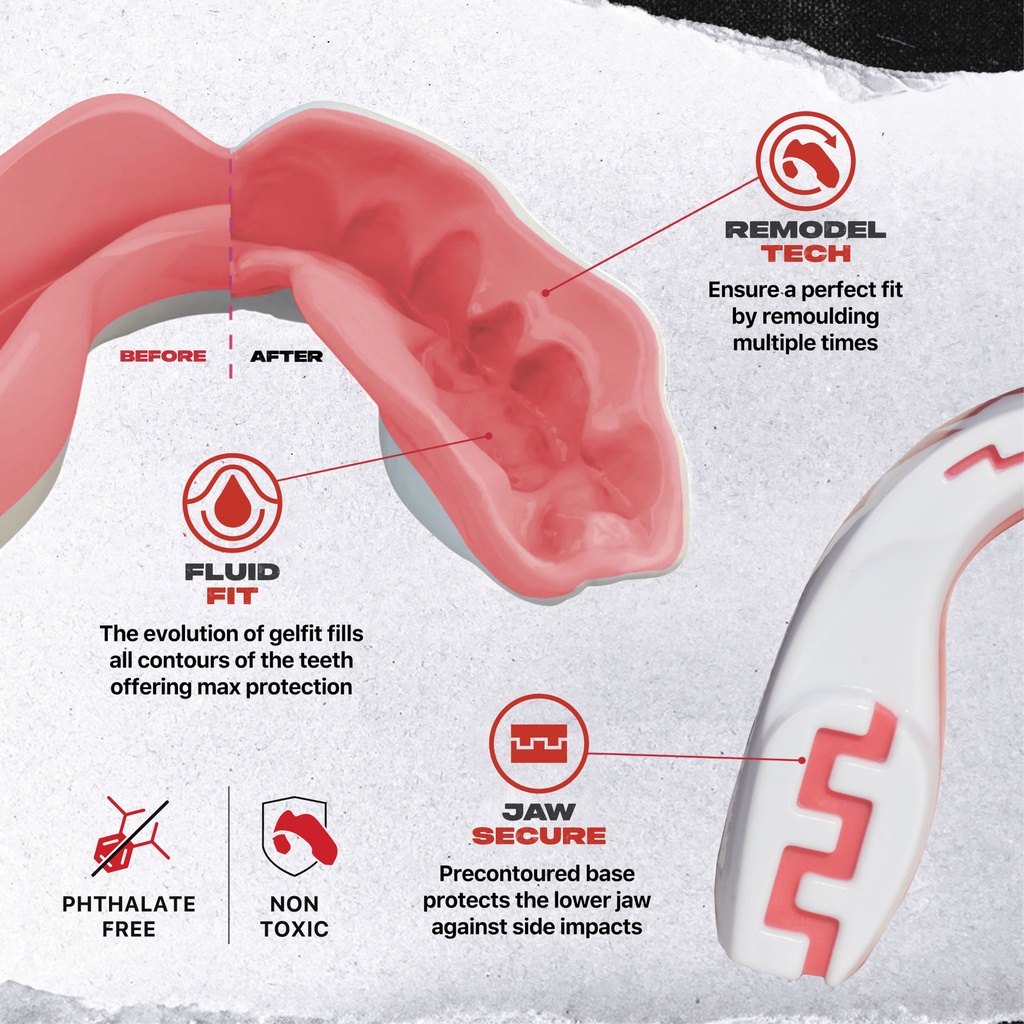 Boquilha SAFEJAWZ Extro Fangs - Rosa