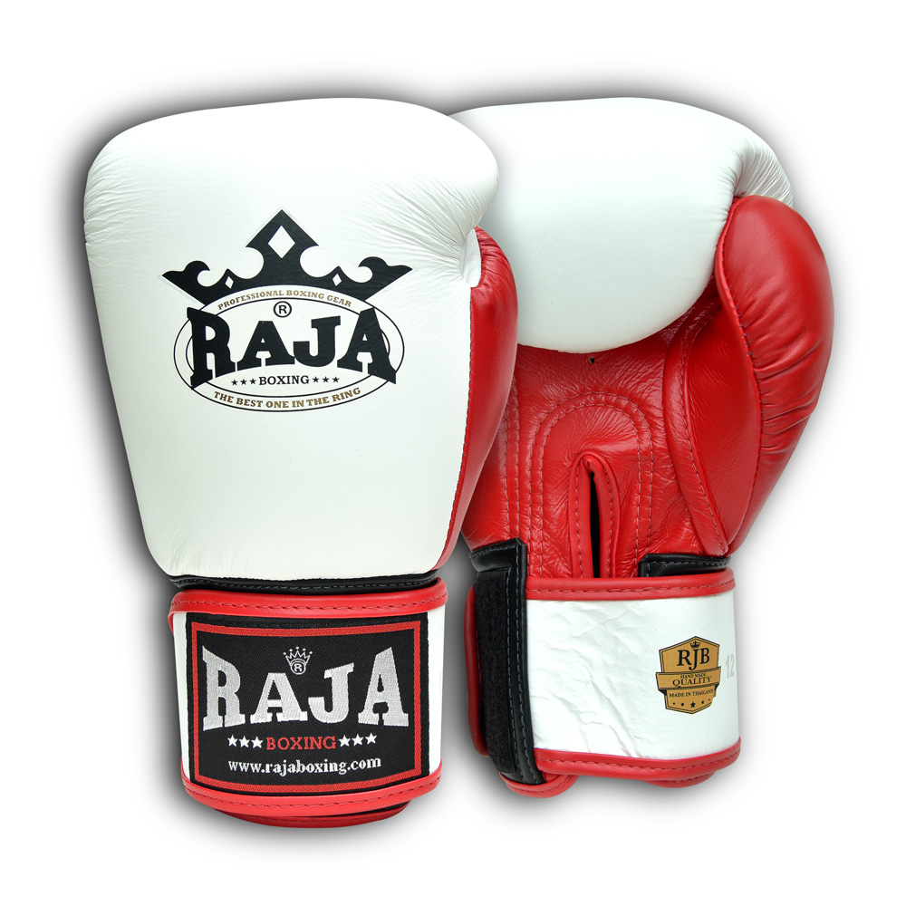 Luvas Standard RAJA - Branco/Vermelho