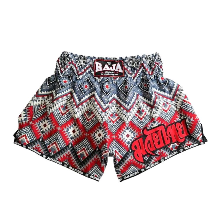 Calções Muay Thai RAJA - Warrior Red