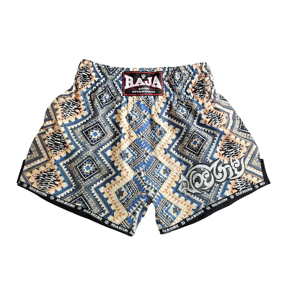 Calções Muay Thai RAJA - Tribal Azul